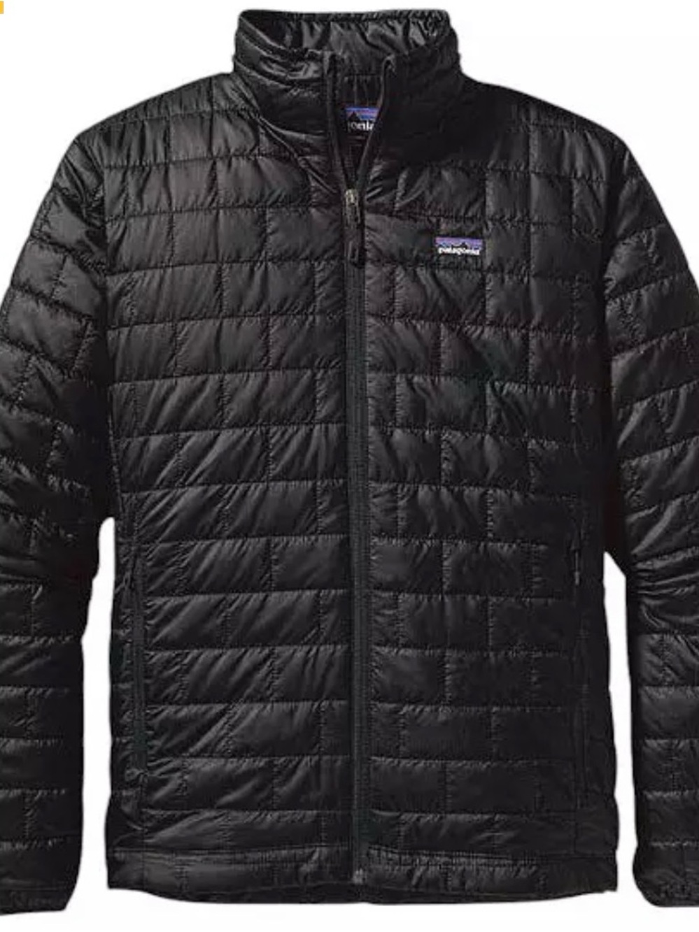 Patagonia Men’s Black Quilted Puffer Jacket packable